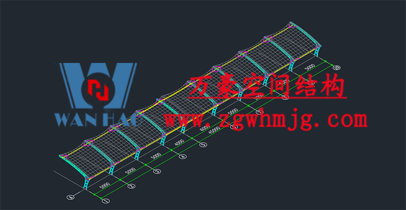 寧波大學(xué)北大門停車場(chǎng)遮陽棚改造提升工程