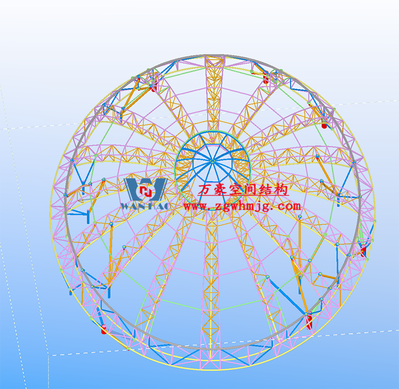 萬豪2022第12標(biāo)-明宇廣場6號地塊商業(yè)（萬達(dá)廣場）改造項(xiàng)目鋼膜結(jié)構(gòu)ETFE蓋頂天幕工程