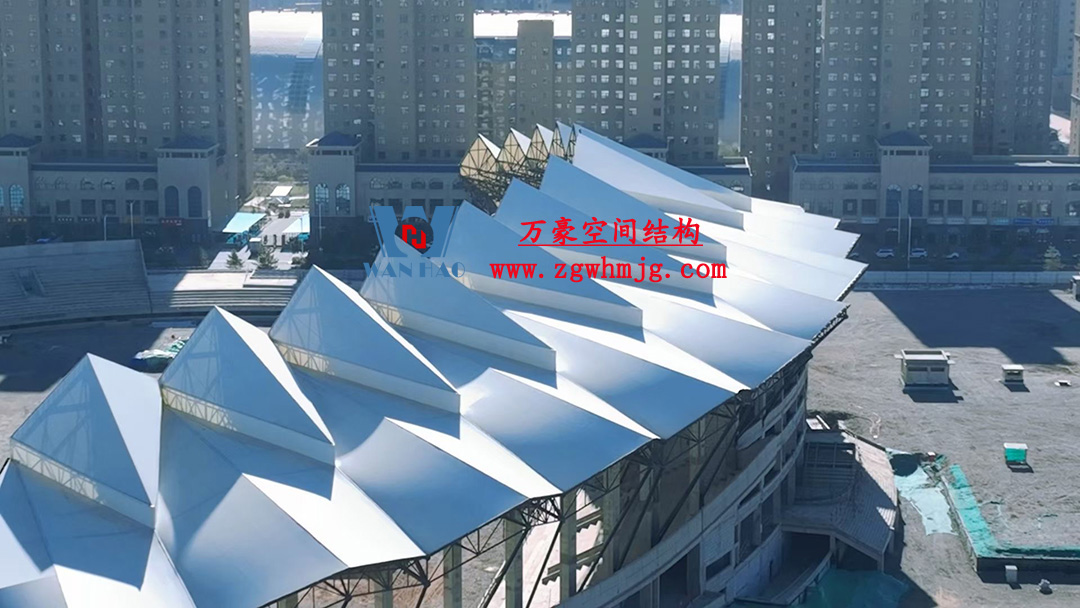 張掖奧體中心建設項目（EPC）總承包體育場PTFE膜結構專業(yè)分包工程